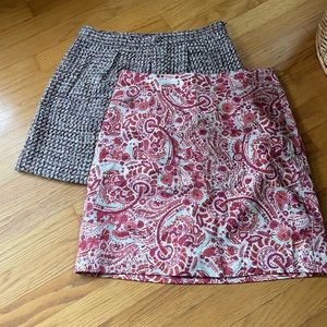 Size 2 skirt BUNDLE (loft and gap)